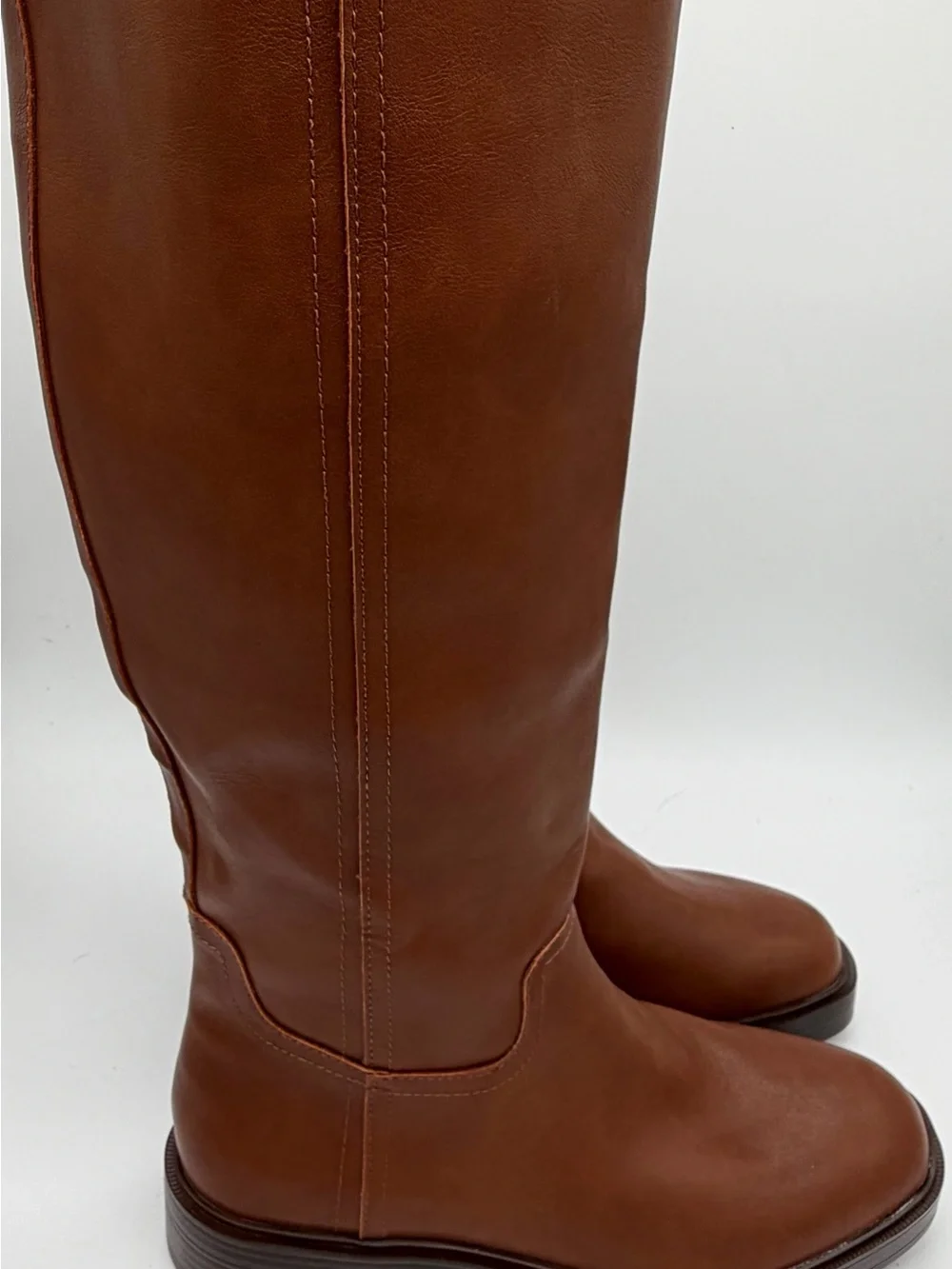 Dolce Vita Women's Over-The-Knee Cognac Leather Boots